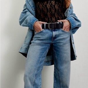 We The Free RiskTaker Mid-Rise Jeans in Mantra Blue